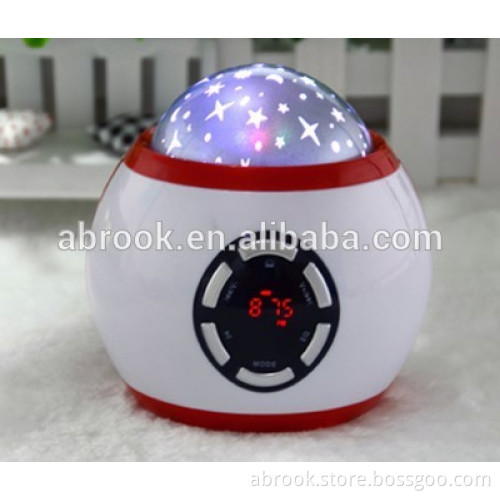 Mini portable led speaker lights support usb flash drive fm radio and EQ function